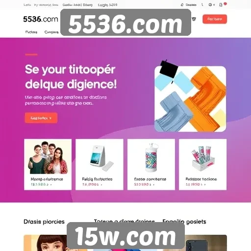 Experiência do usuário no site 5536.com